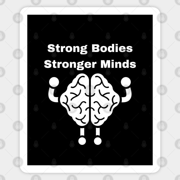 Strong Bodies, Strong Mind Sticker by Patterns-Hub